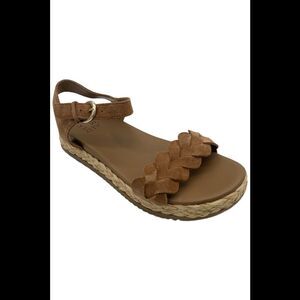 Naturalizer Women's Neila Sandal English Tea Brown Leather - Medium